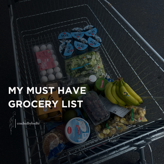 My must have grocery list